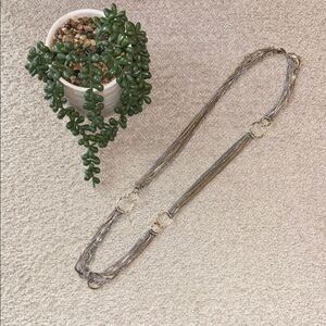 Lia Sophia Elegant Silver and Gold Women's Necklace